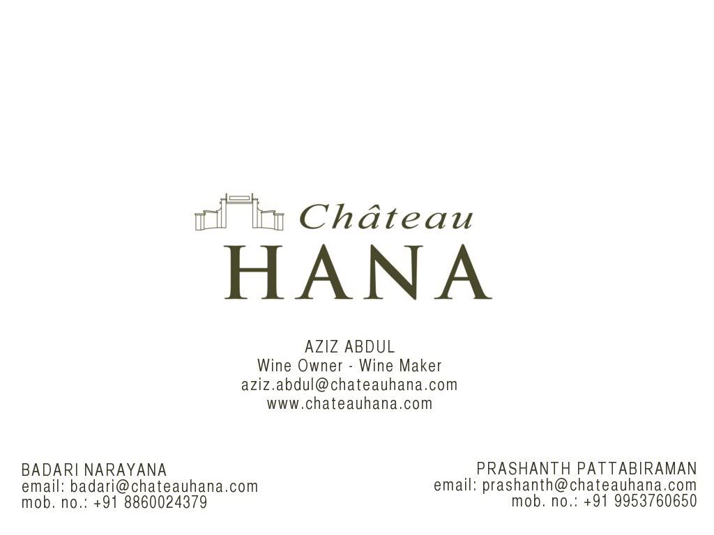 Chateau Hana - Wine Tourism 4/4
