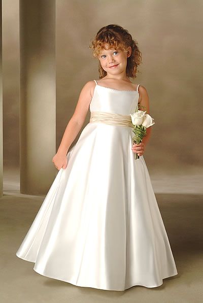 Wedding Flower Girl Dresses on White Gorgeous Wedding Flower Girl Dress Holiday Pageant Dress Free