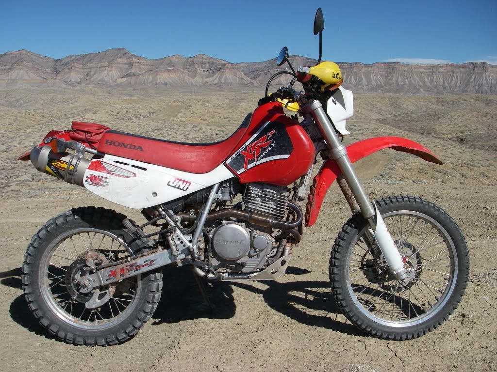 Honda xr650l suspension setup #2