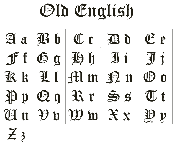 OldEnglish Font