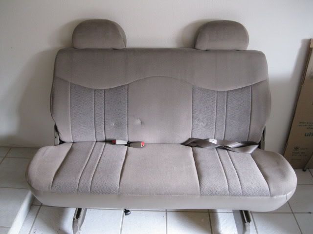 01 03 ASTRO VAN GMC SAFARI 2ND 3RD ROW BENCH SEAT EBay