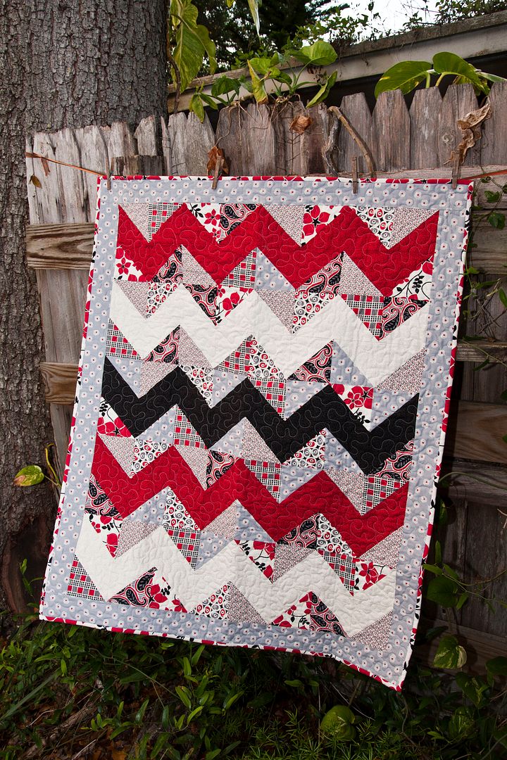 Lella Boutique's Zigzag Frenzy quilt.