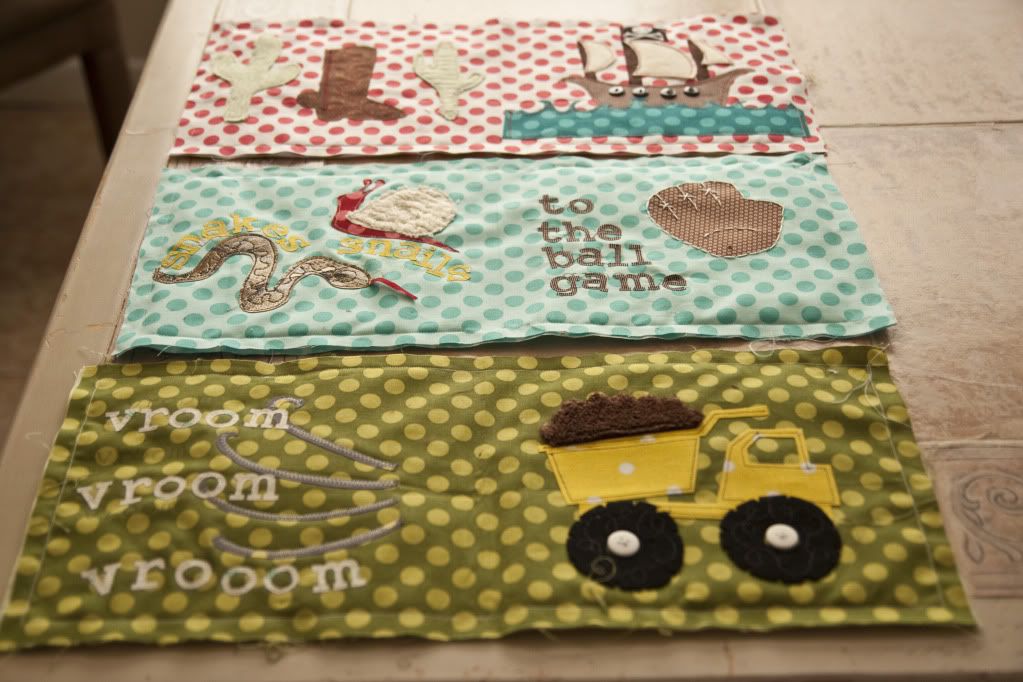 Baby Boy DIY Texture Book featured by top US quilter, Lella Boutique