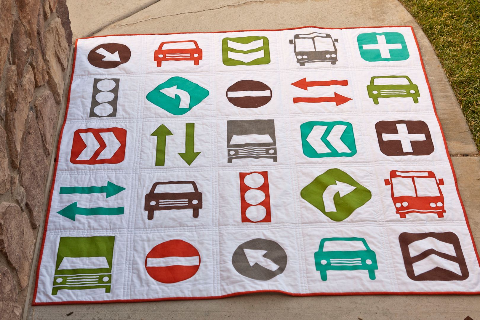 Lella Boutique: Beep! Beep! pattern