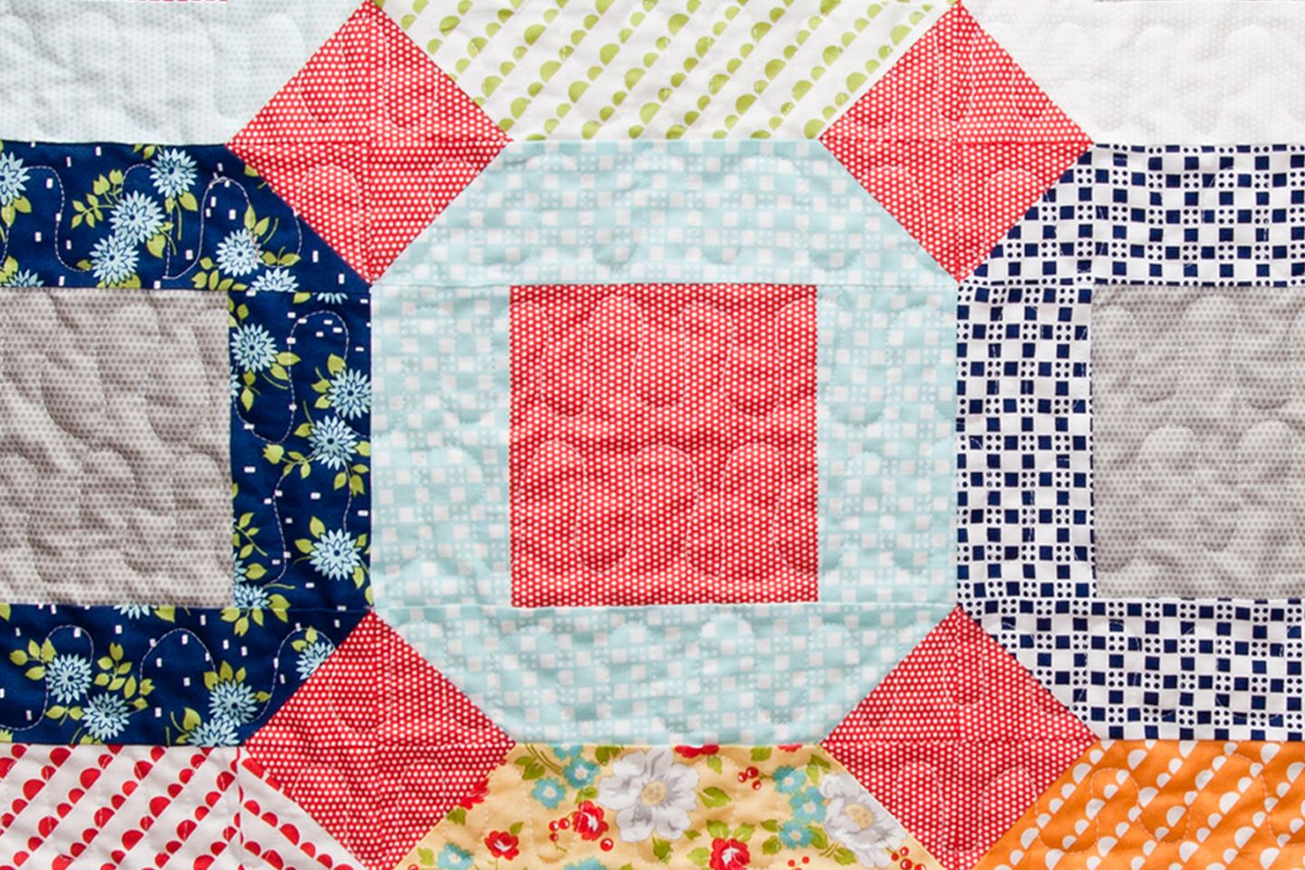 Moda Bake Shop: Vanessa's "Jumping Jacks" quilt tutorial