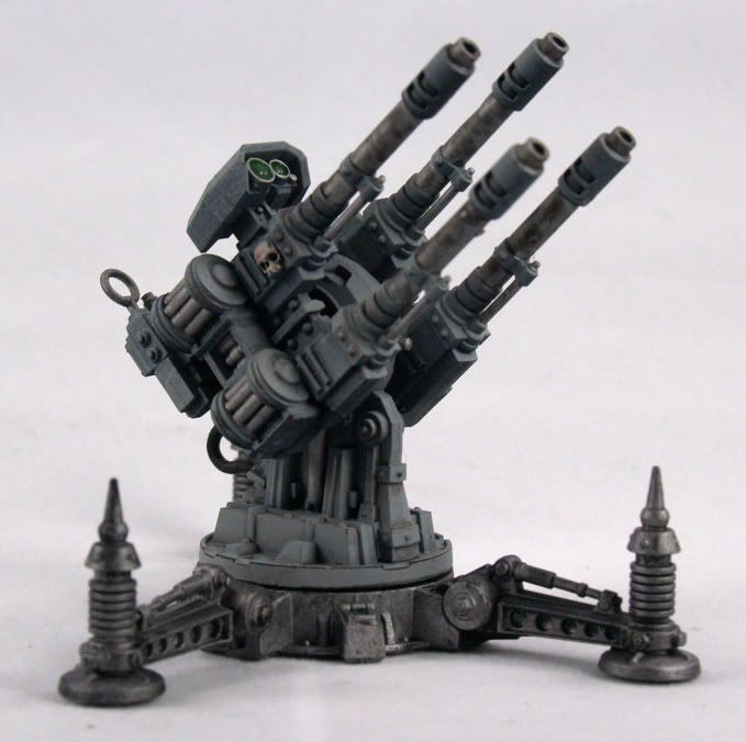 Quad autocannon three-quarters view