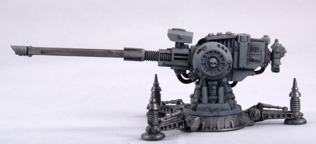 Orbital lascannon side view