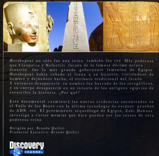 MRPEw - El misterios de la reina perdida de Egipto [Discovery Channel] (2007) [DVDRip] [ES] [MP4] [VH]