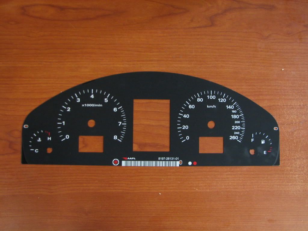 ve commodore instrument cluster