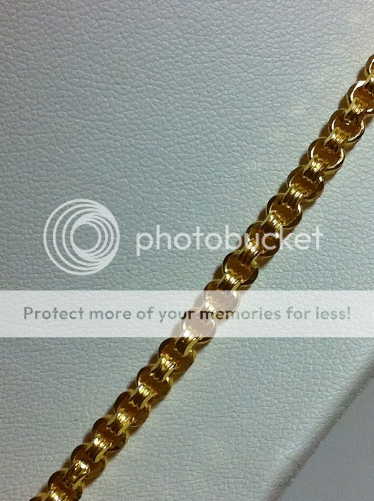 23K REAL GOLD necklace from Thailand 1 BAHT 96.5% pure  