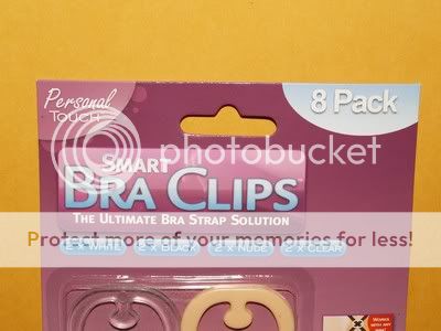AS SEEN ON TV Personal Touch Smart Bra Clips Strap Solution   8 PACK 