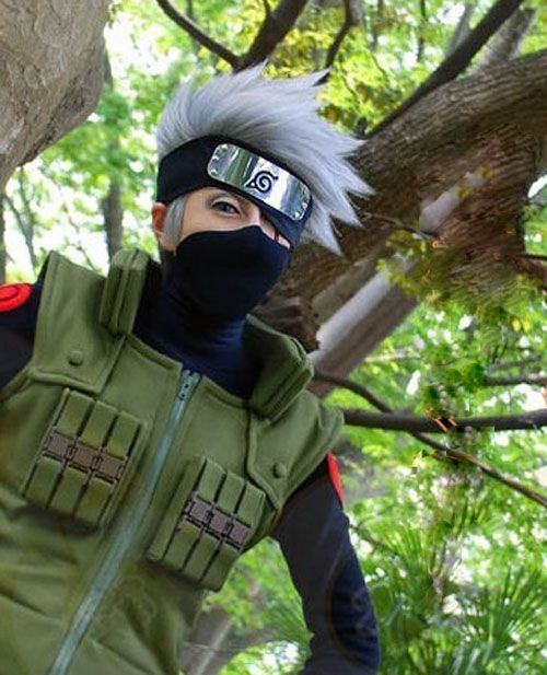 Hatake Kakashi Silver Grey Short Full Cosplay Wig Costume Party Cos ...