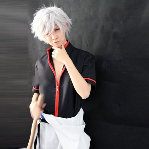 Silver Soul Sakata Gintoki Gin Tama High Quality Cosplay Costume | eBay