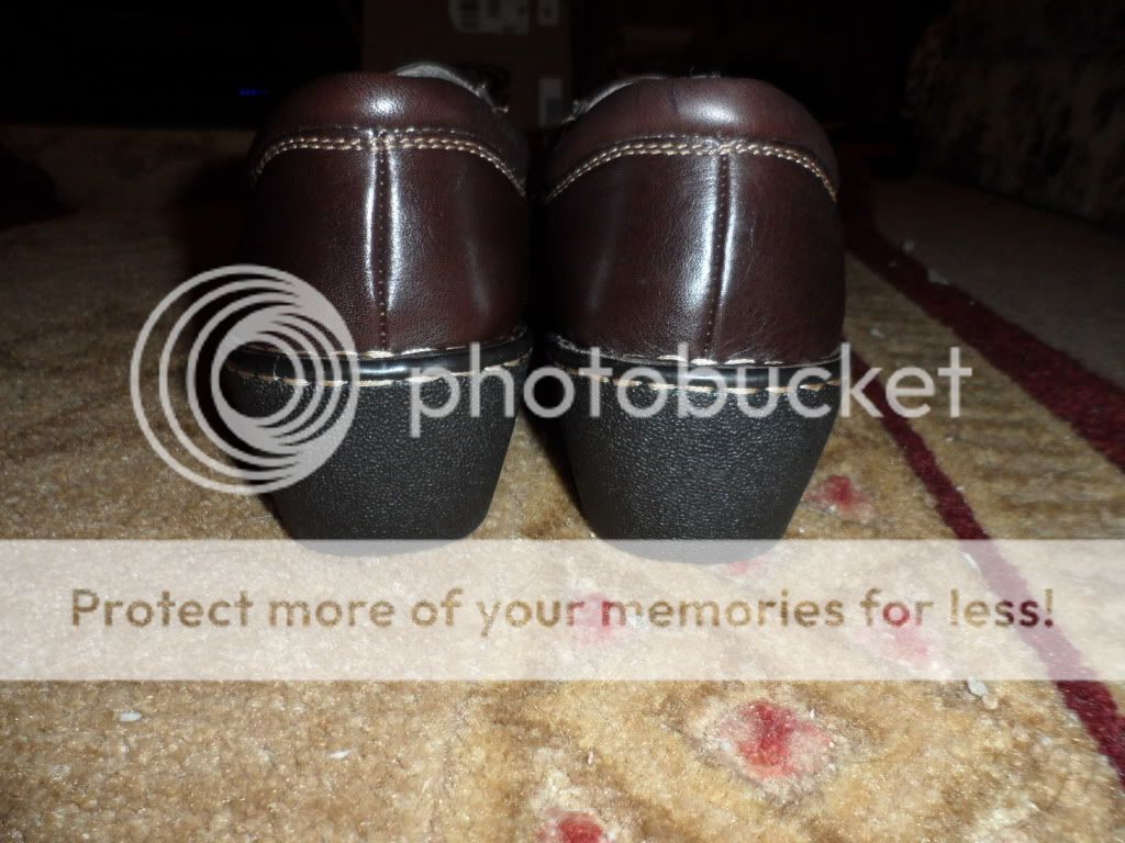 NEW EASTLAND WOMENS BROWN LEATHER CLOGS/SLIDES SZ10M  