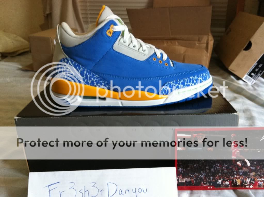 Jordan Retro 3 do the right thing Brisk Blue  