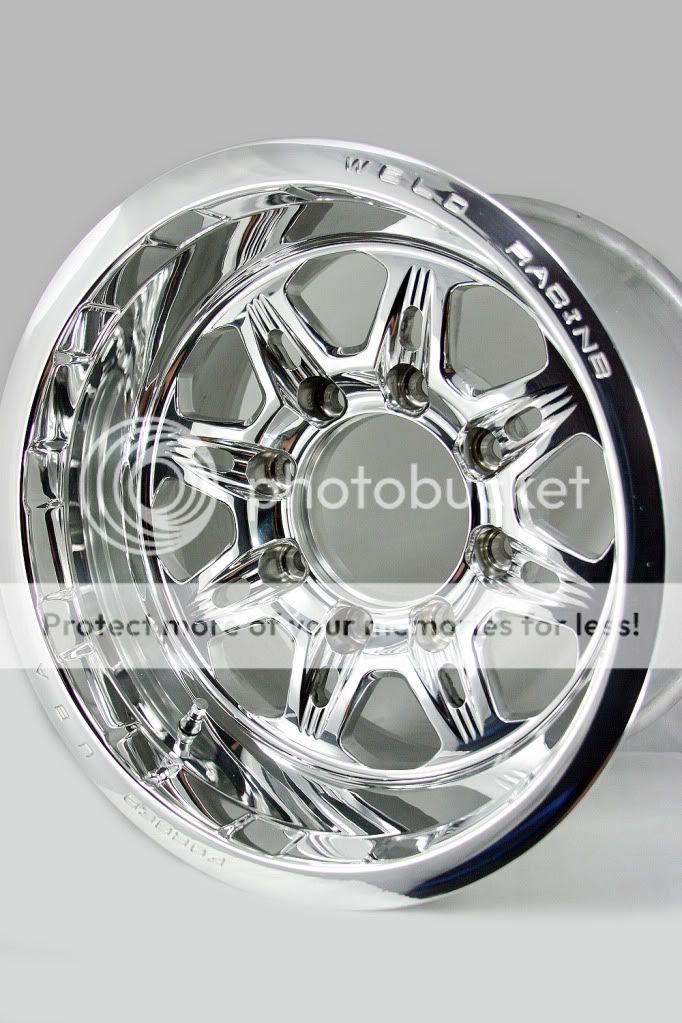 New Polished Weld Cheyenne 16.5x10 8x170 w/ Cap  