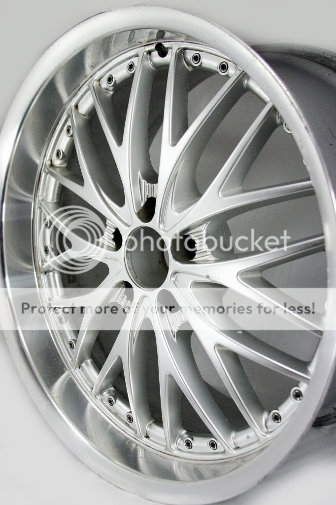 Silver 20x10 Luxe LX2 Mercedes Wheel 5x112 25mm