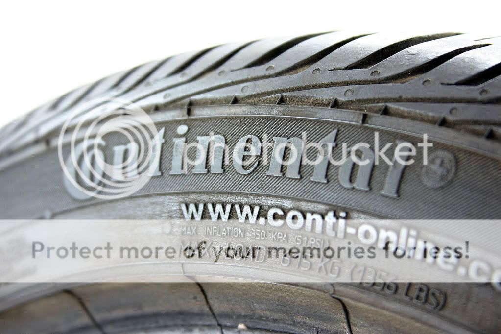   R17 91H Continental ContiProContact SSR Run Flat Tire   7/32 70% tread