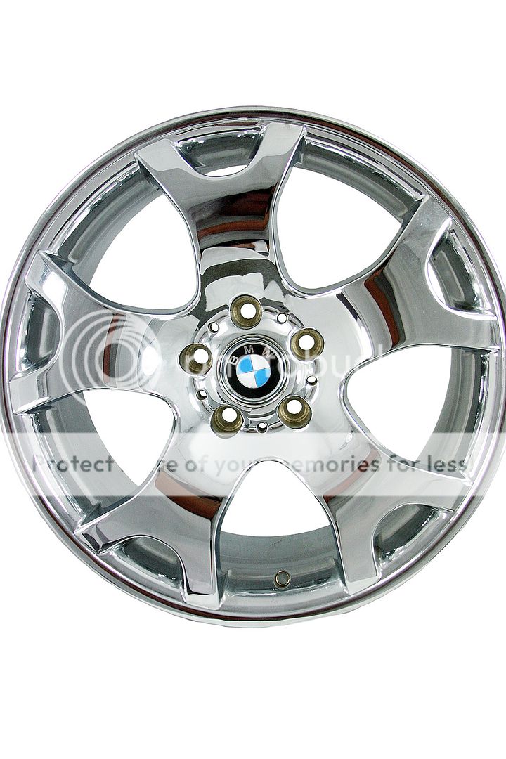 Chrome 19" BMW x5 Y Spoke Wheels 59333 59335 36111096231 36111096228