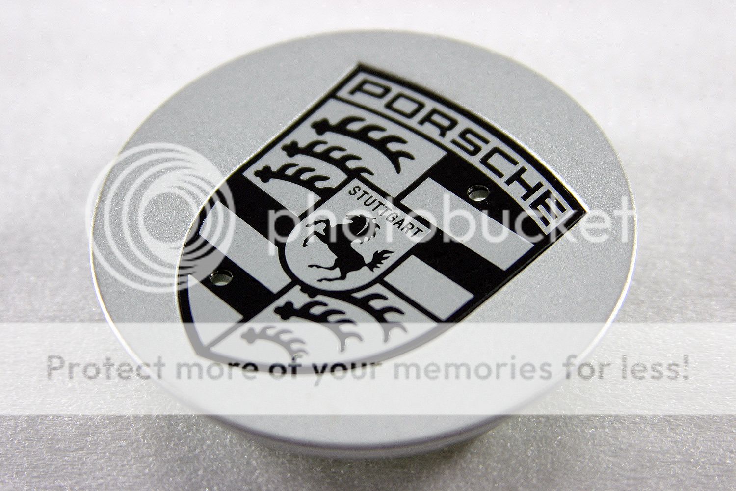 OEM Porsche Center Cap   Silver w/ Black Crest   7L5.601.149E   78mm