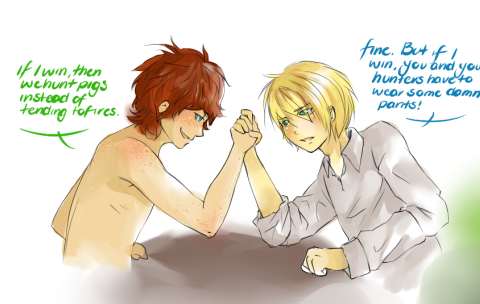 Lord Of The Flies Fan Art Drawing Ralph And Jack Photo By Morbidzerah Photobucket