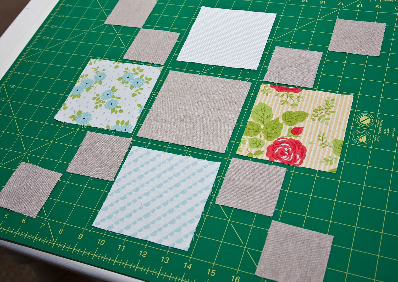 Free scrap quilt tutorial for beginners by Lella Boutique.