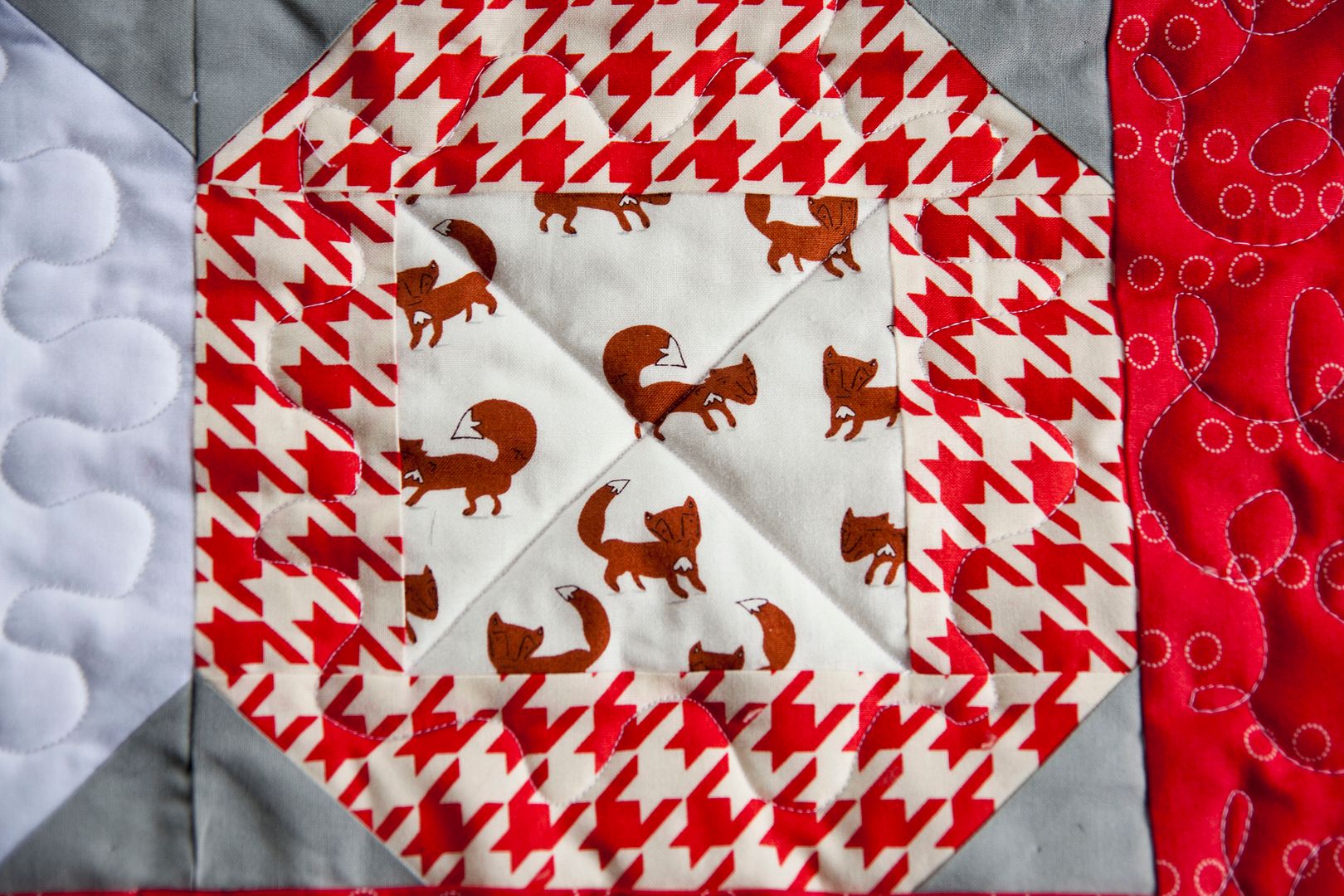 FREE Quilt pattern: Jumping Jacks jelly roll quilt by Vanessa Goertzen of Lella Boutique. Fabric is A Walk in the Woods by Aneela Hoey for Moda.